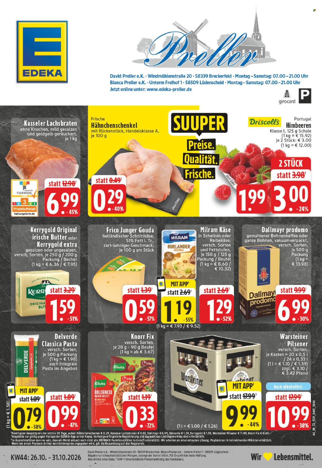 Edeka Prospekte  - 26.10.2026 - 31.10.2026. Seite 1