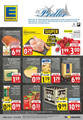 Prospekte Edeka - 26.10.2026 - 31.10.2026.