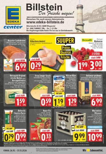 Prospekte Edeka - 26.10.2026 - 31.10.2026.