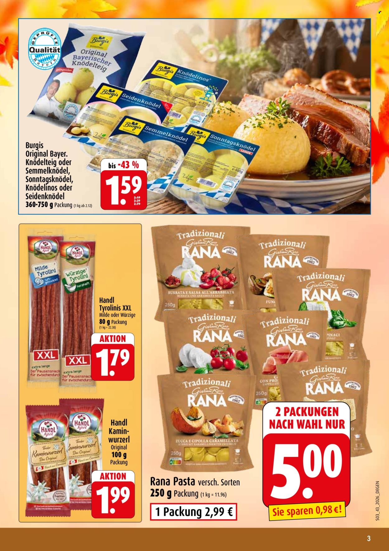 Edeka Prospekte  - 26.10.2026 - 31.10.2026. Seite 3