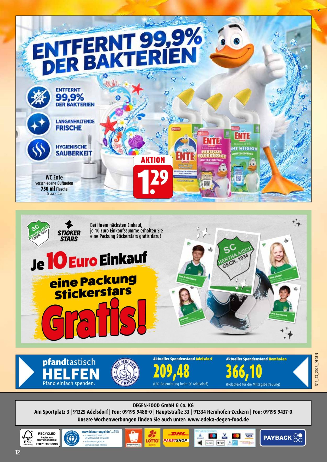 Edeka Prospekte  - 26.10.2026 - 31.10.2026. Seite 12