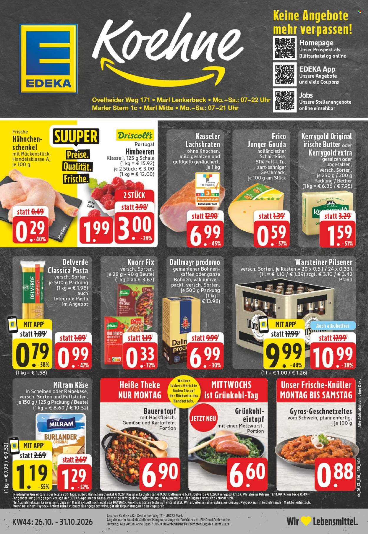 Edeka Prospekte  - 26.10.2026 - 31.10.2026. Seite 1
