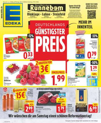 Prospekte Edeka - 26.10.2026 - 31.10.2026.