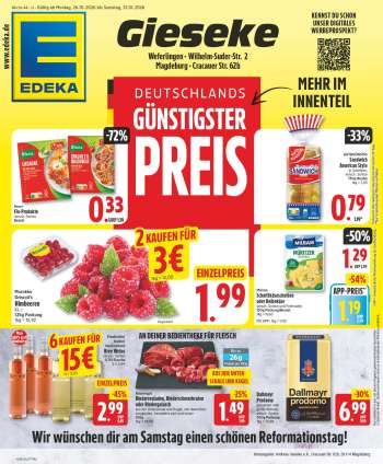 Prospekte Edeka - 26.10.2026 - 31.10.2026.