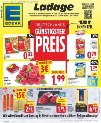 Prospekte Edeka - 26.10.2026 - 31.10.2026.