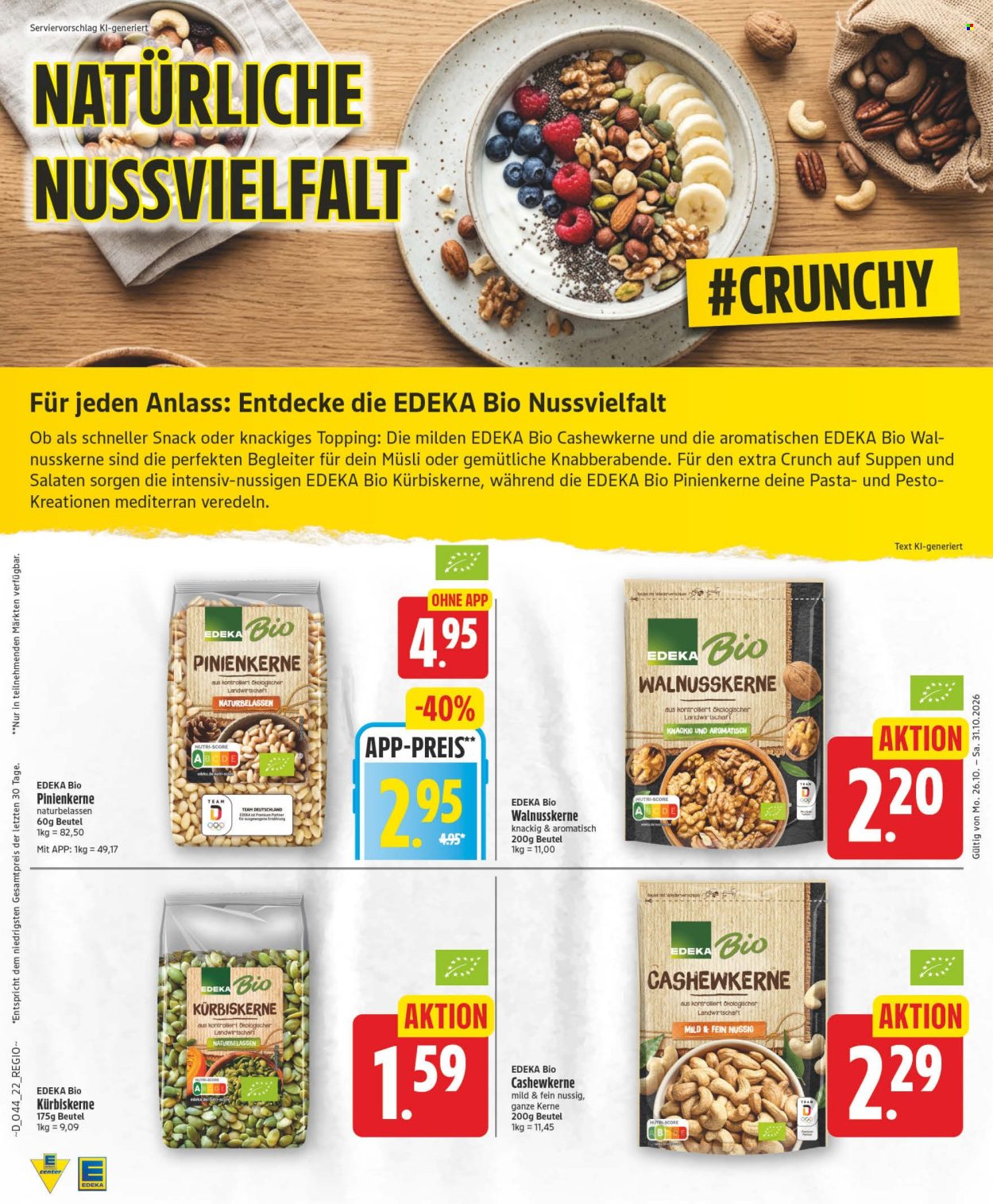 Edeka Prospekte  - 26.10.2026 - 31.10.2026. Seite 22