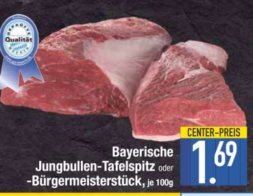 Bayerische Jungbullen-Tafelspitz oder -Bürgermeisterstück