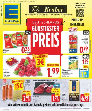 Prospekte Edeka - 26.10.2026 - 31.10.2026.
