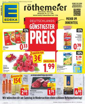 Prospekte Edeka - 26.10.2026 - 31.10.2026.