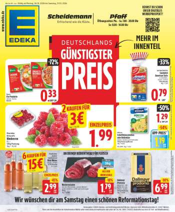 Prospekte Edeka - 26.10.2026 - 31.10.2026.