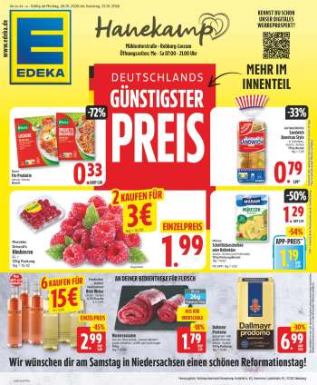 Prospekte Edeka - 26.10.2026 - 31.10.2026.
