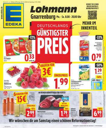 Prospekte Edeka - 26.10.2026 - 31.10.2026.