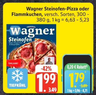 Wagner Steinofen Pizza oder Flammkuchen