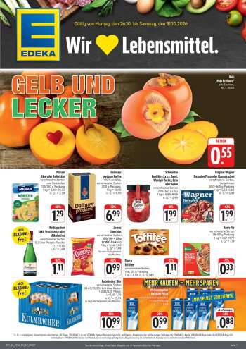 Prospekte Edeka - 26.10.2026 - 31.10.2026.