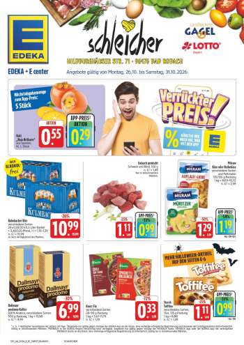 Prospekte Edeka - 26.10.2026 - 31.10.2026.