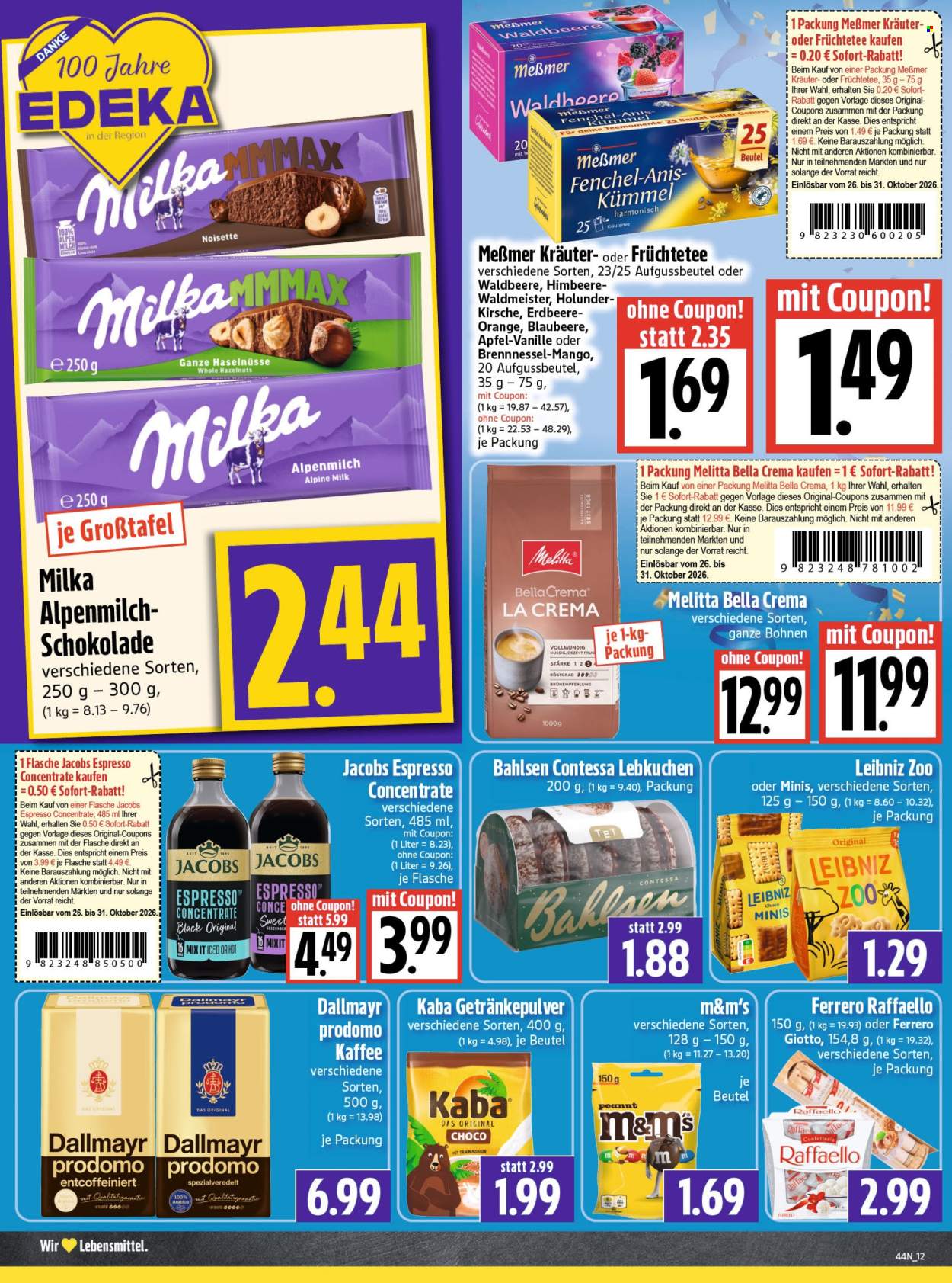 Edeka Prospekte  - 26.10.2026 - 31.10.2026. Seite 12