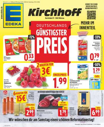 Prospekte Edeka - 26.10.2026 - 31.10.2026.