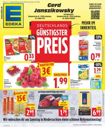 Prospekte Edeka - 26.10.2026 - 31.10.2026.