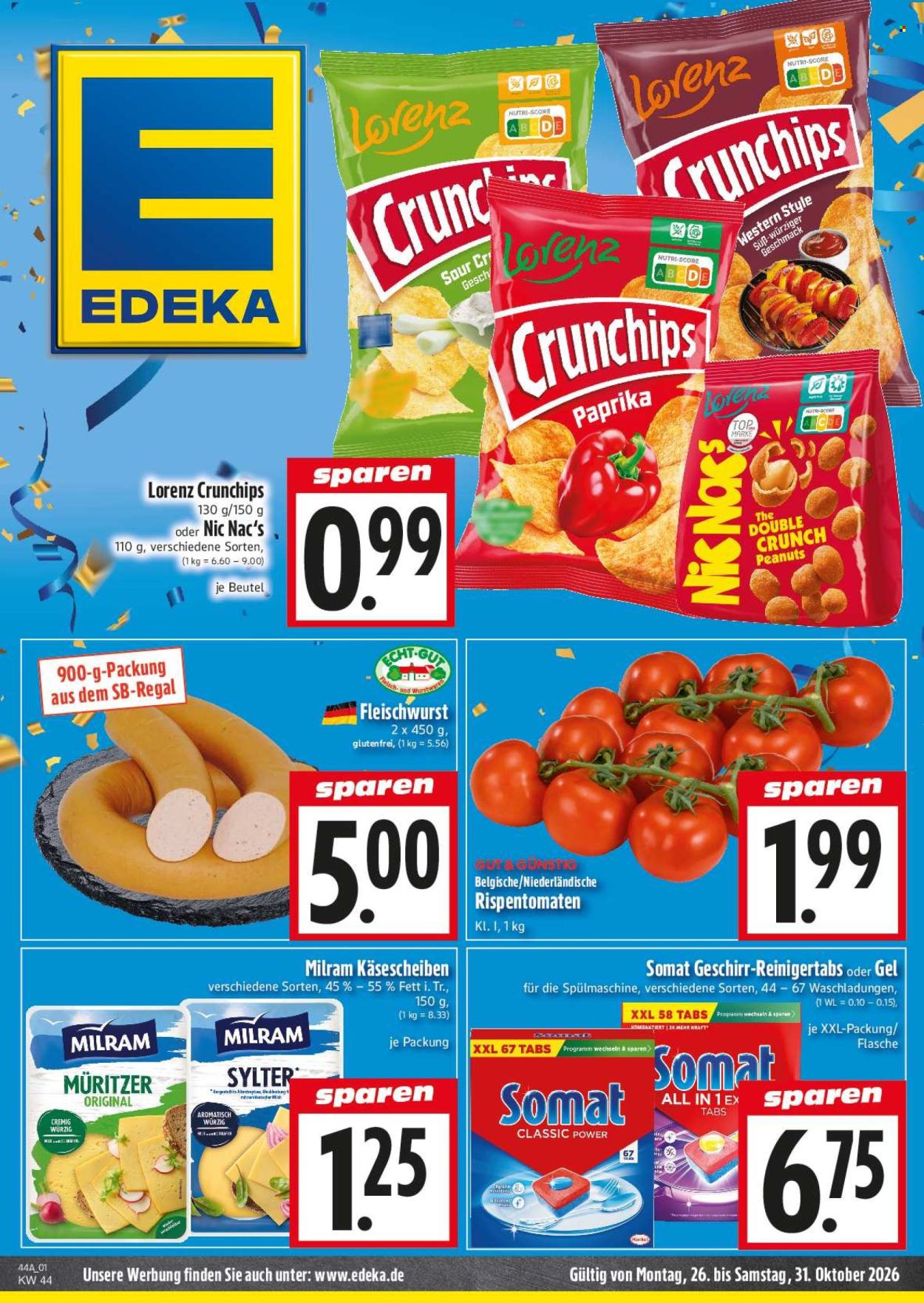 Edeka Prospekte  - 26.10.2026 - 31.10.2026. Seite 1