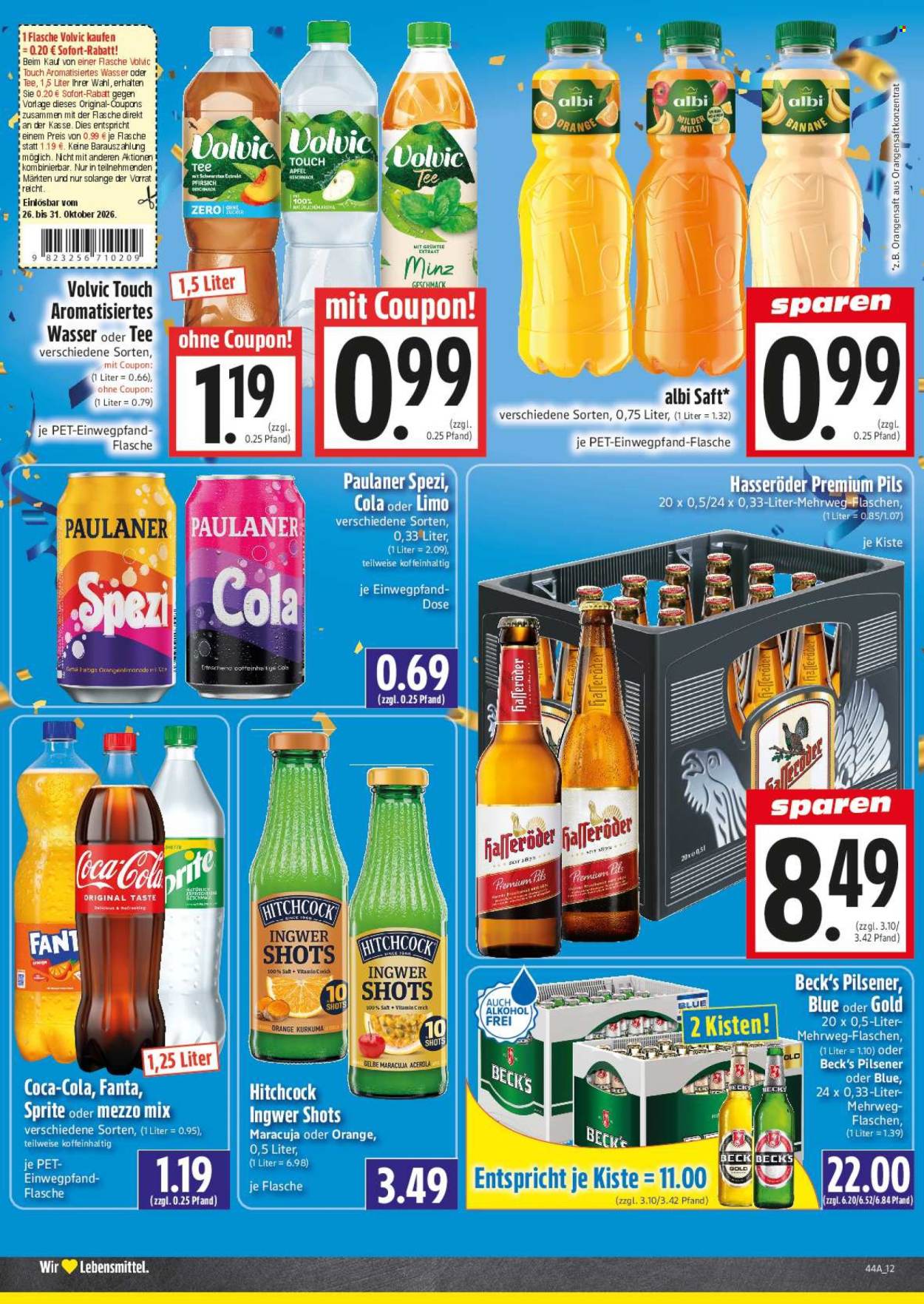 Edeka Prospekte  - 26.10.2026 - 31.10.2026. Seite 12