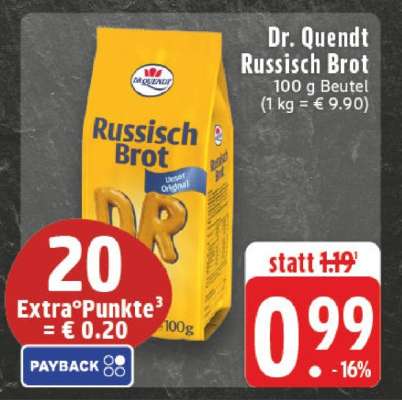 DR. QUENDT Russisch Brot