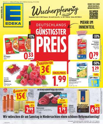 Prospekte Edeka - 26.10.2026 - 31.10.2026.