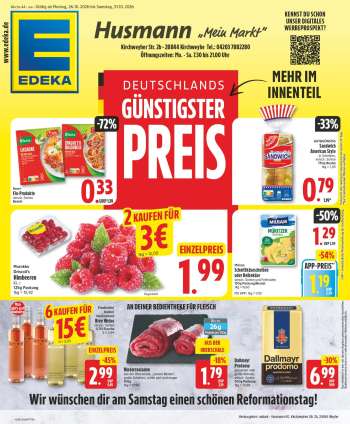 Prospekte Edeka - 26.10.2026 - 31.10.2026.