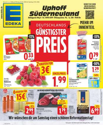 Prospekte Edeka - 26.10.2026 - 31.10.2026.