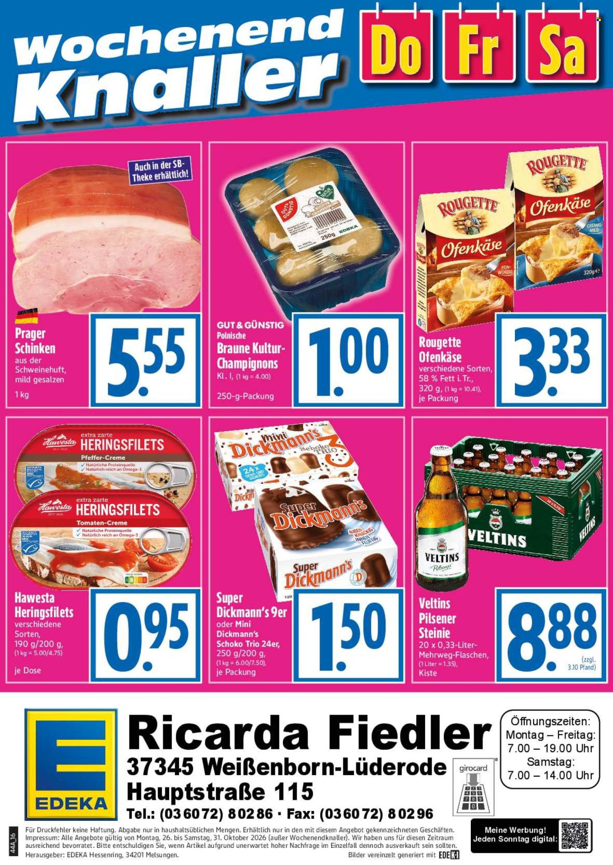 Edeka Prospekte  - 26.10.2026 - 31.10.2026. Seite 16