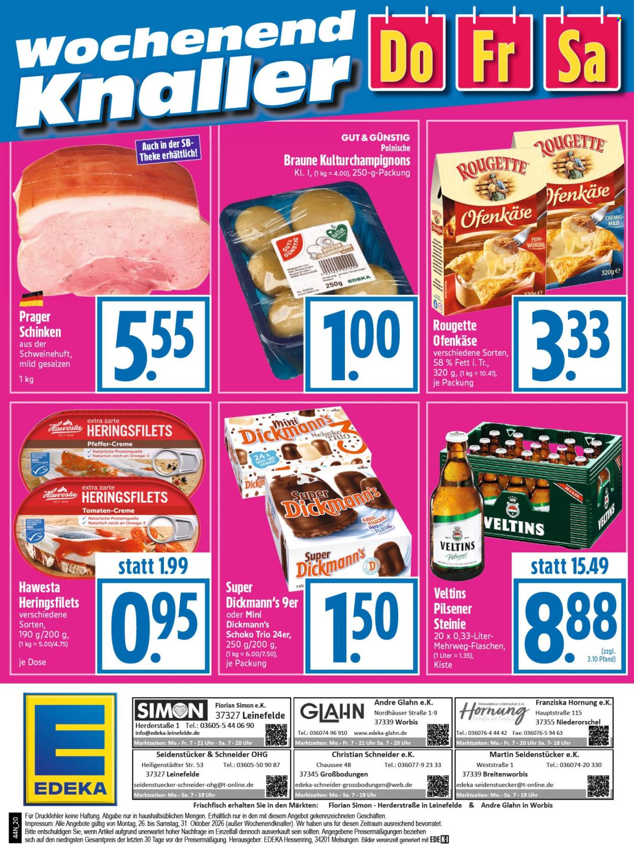 Edeka Prospekte  - 26.10.2026 - 31.10.2026. Seite 20