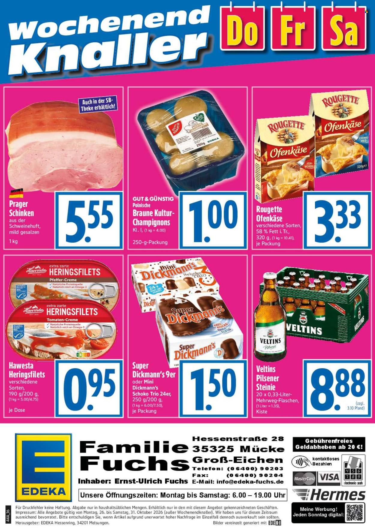 Edeka Prospekte  - 26.10.2026 - 31.10.2026. Seite 16