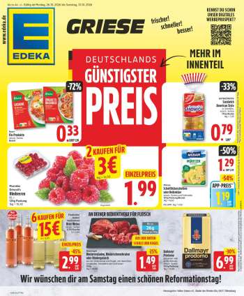 Prospekte Edeka - 26.10.2026 - 31.10.2026.