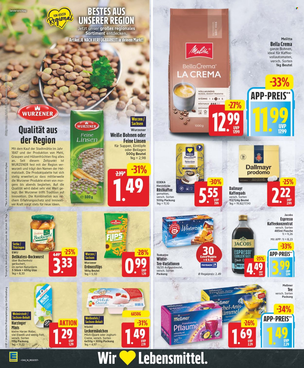 Edeka Prospekte  - 26.10.2026 - 31.10.2026. Seite 14