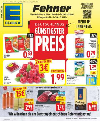 Prospekte Edeka - 26.10.2026 - 31.10.2026.