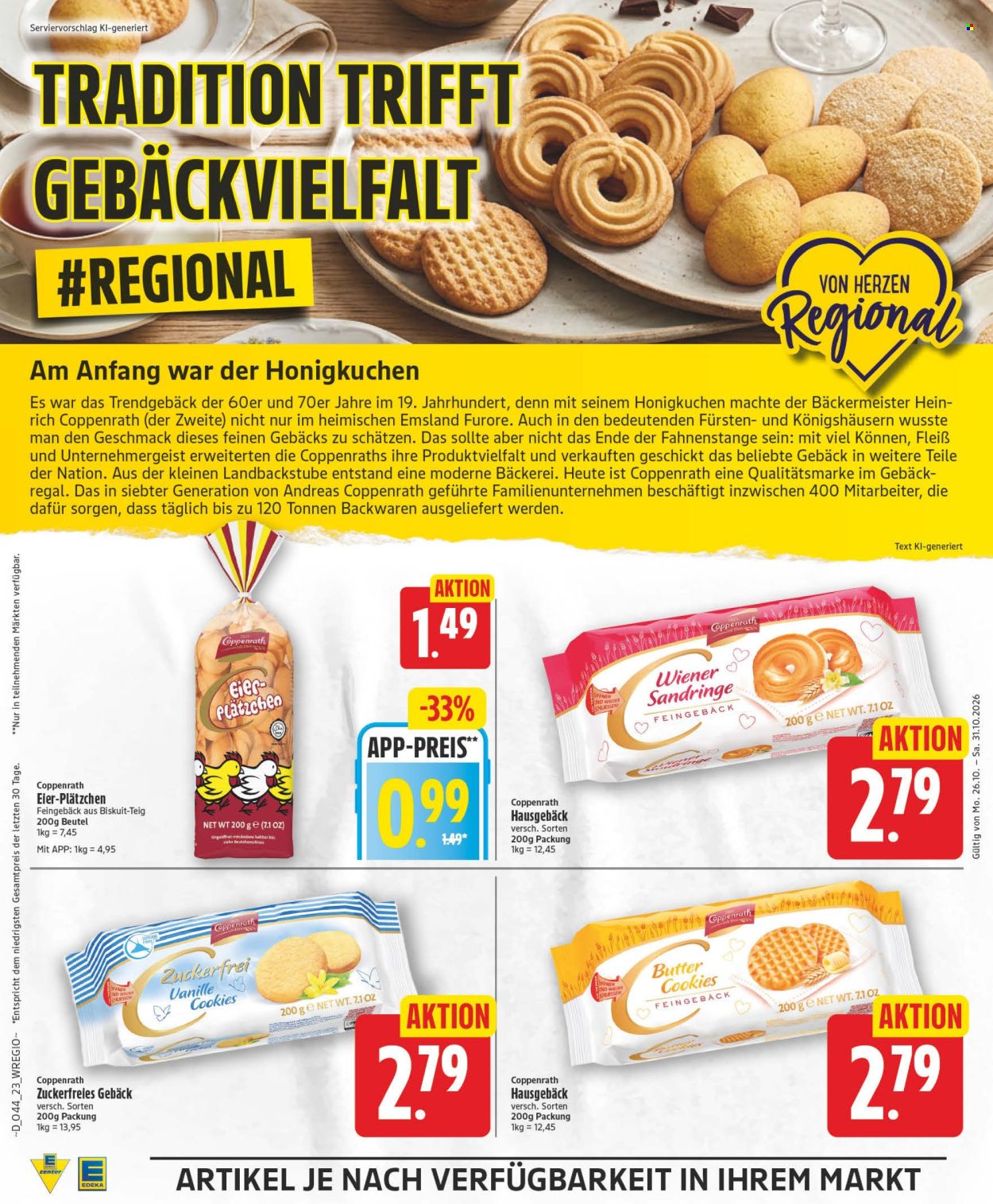 Edeka Prospekte  - 26.10.2026 - 31.10.2026. Seite 23