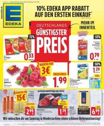 Prospekte Edeka - 26.10.2026 - 31.10.2026.