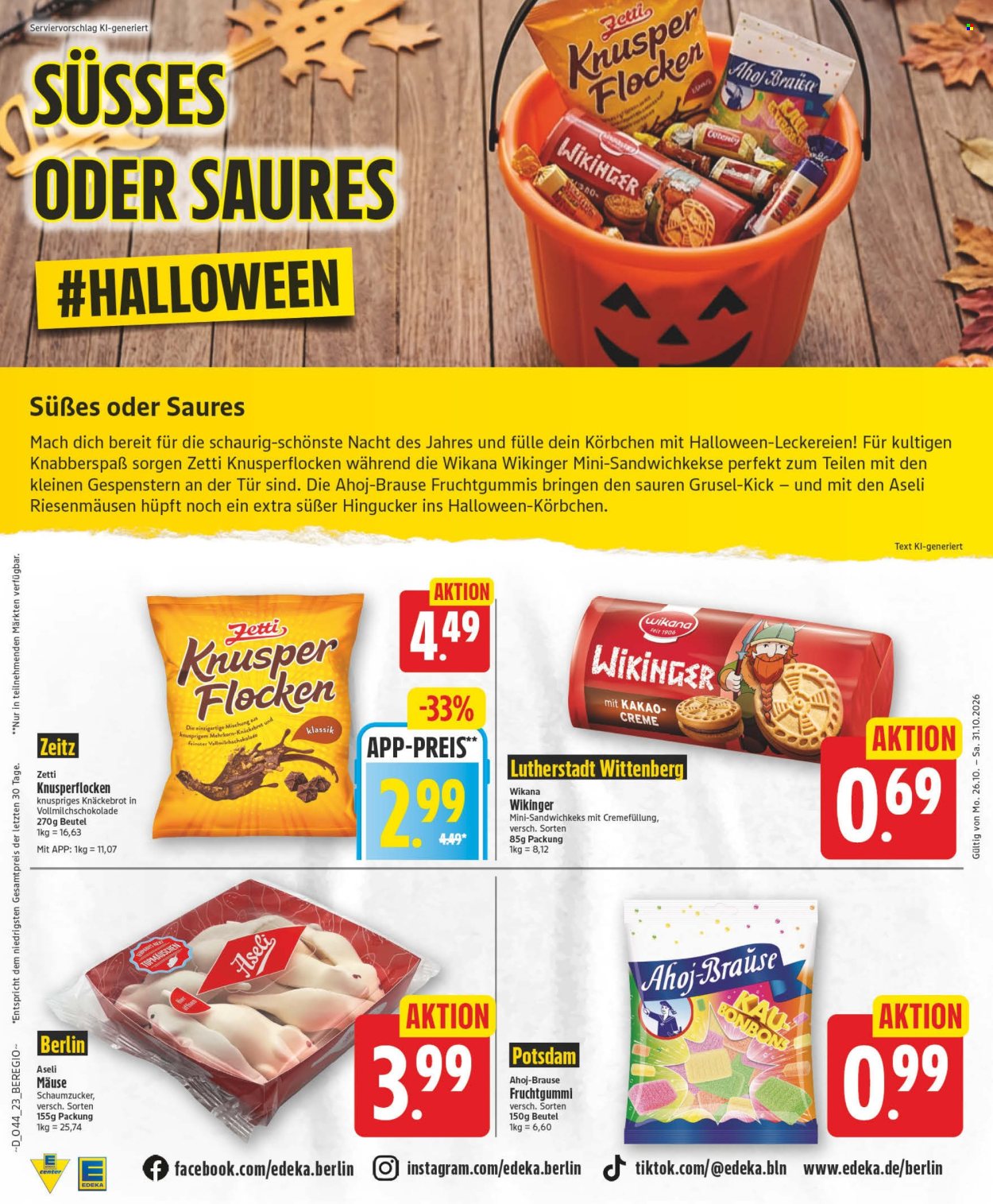 Edeka Prospekte  - 26.10.2026 - 31.10.2026. Seite 23