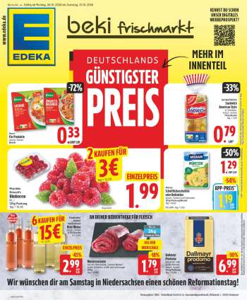 Prospekte Edeka - 26.10.2026 - 31.10.2026.