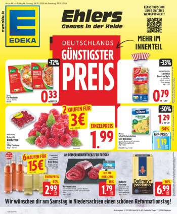 Prospekte Edeka - 26.10.2026 - 31.10.2026.