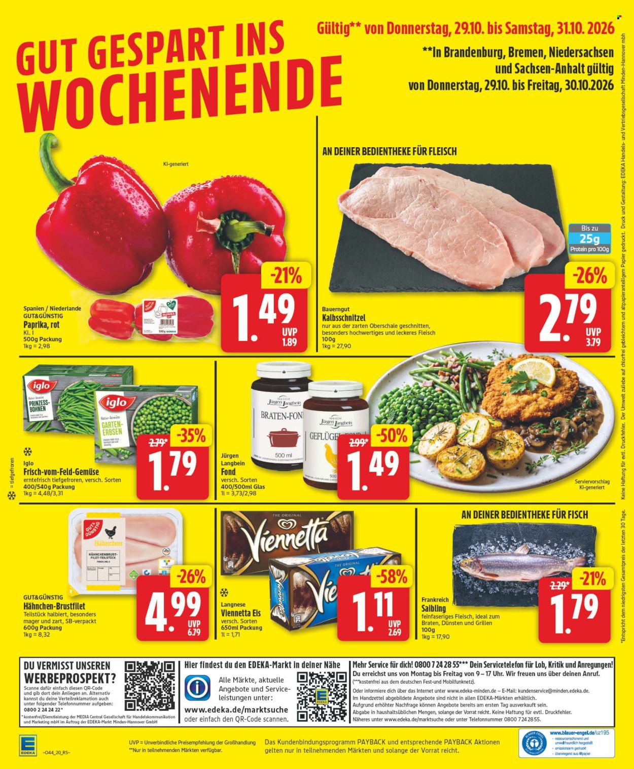Edeka Prospekte  - 26.10.2026 - 31.10.2026. Seite 25