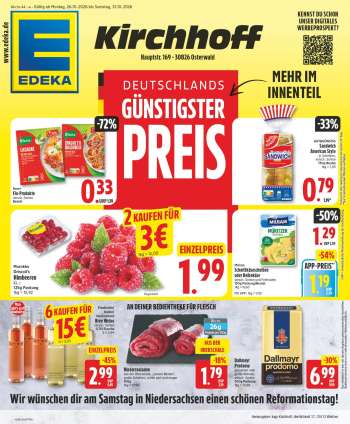 Prospekte Edeka - 26.10.2026 - 31.10.2026.