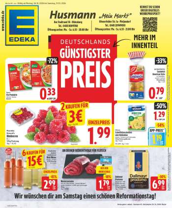 Prospekte Edeka - 26.10.2026 - 31.10.2026.