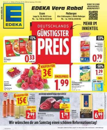 Prospekte Edeka - 26.10.2026 - 31.10.2026.
