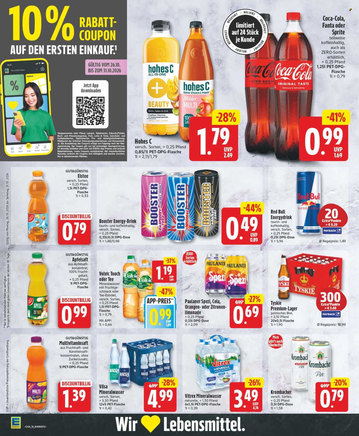 Edeka Prospekte  - 26.10.2026 - 31.10.2026. Seite 16