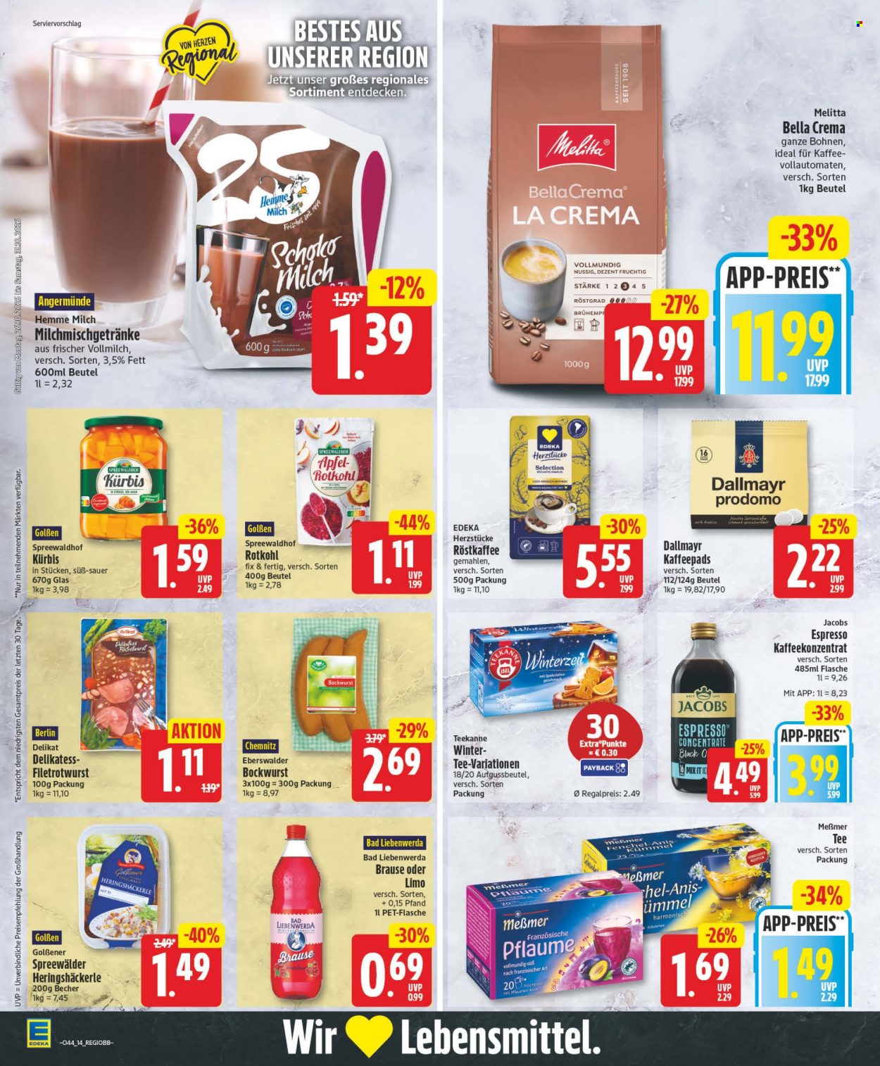 Edeka Prospekte  - 26.10.2026 - 31.10.2026. Seite 14