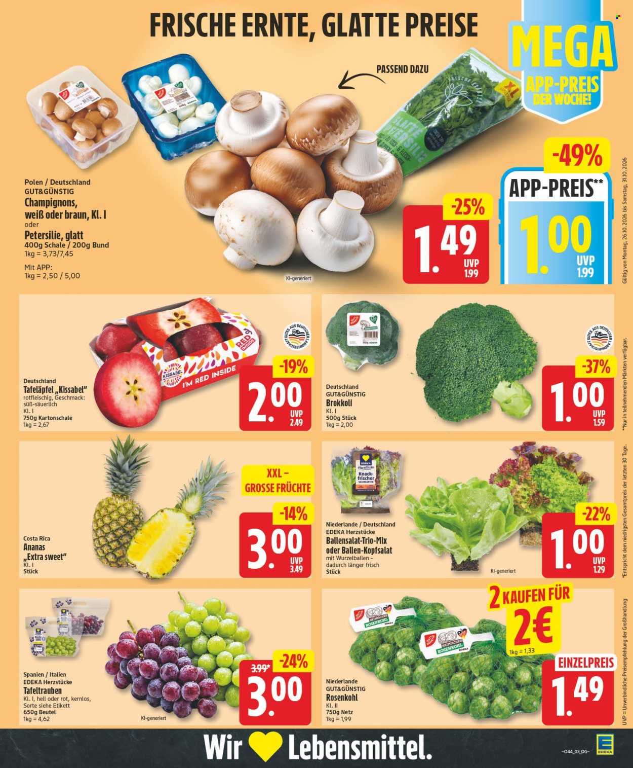 Edeka Prospekte  - 26.10.2026 - 31.10.2026. Seite 3