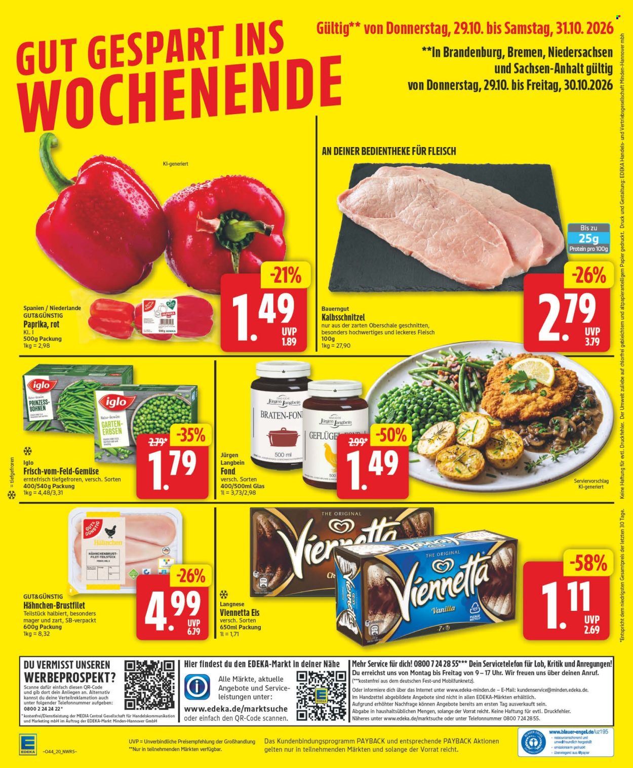Edeka Prospekte  - 26.10.2026 - 31.10.2026. Seite 25