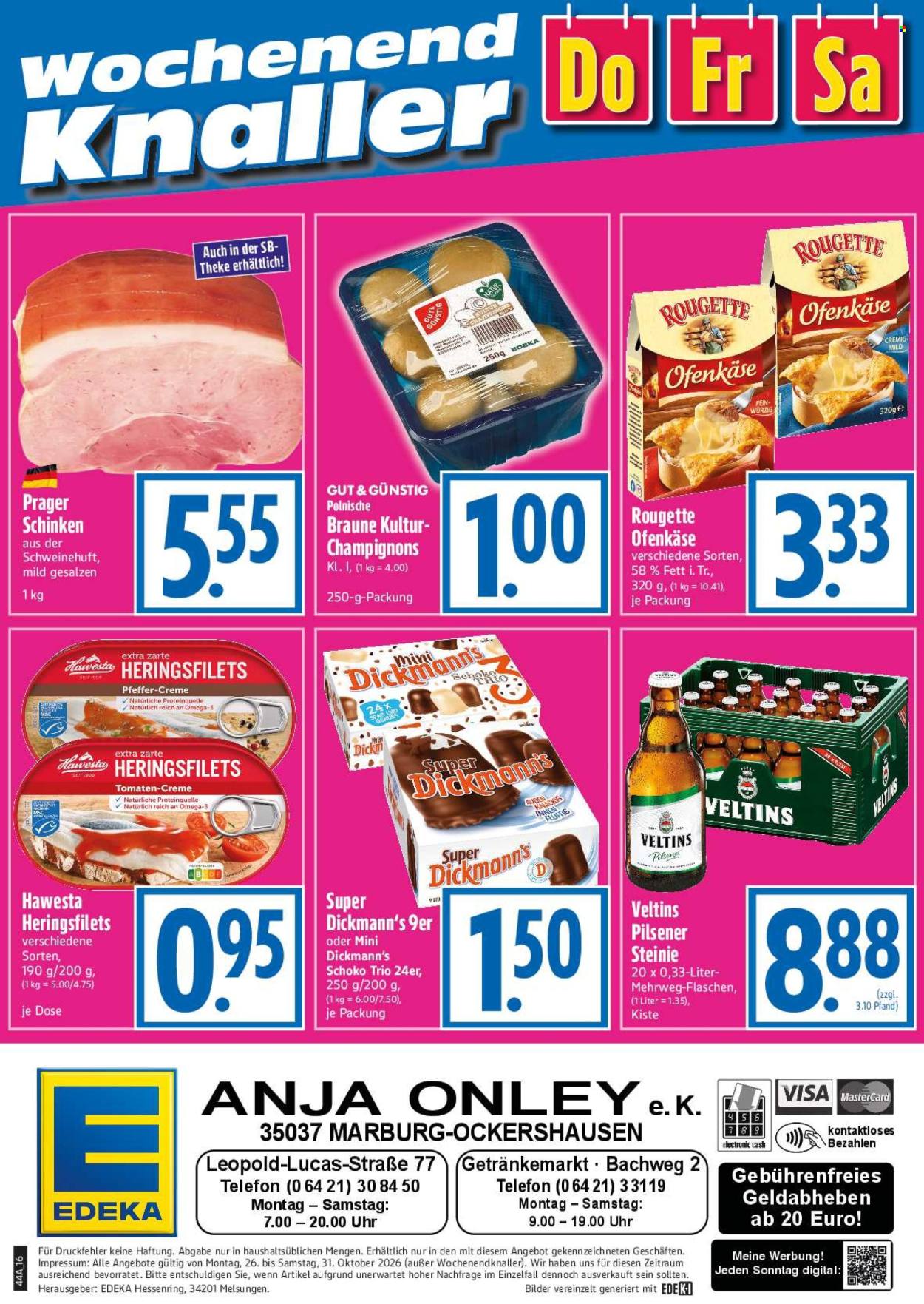 Edeka Prospekte  - 26.10.2026 - 31.10.2026. Seite 16