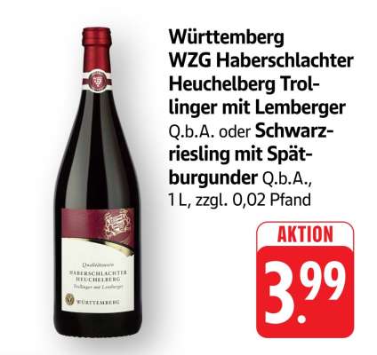 Württemberg WZG Haberschlachter Heuchelberg