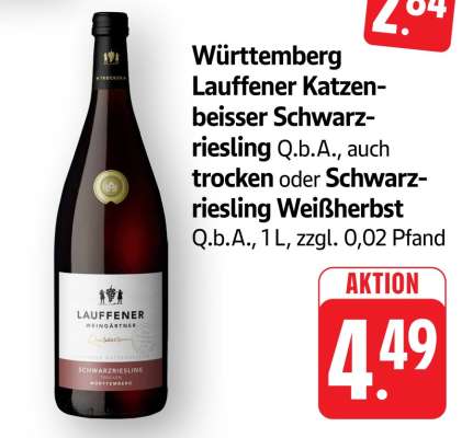 Württemberg Lauffener Katzenbeisser Schwarzriesling